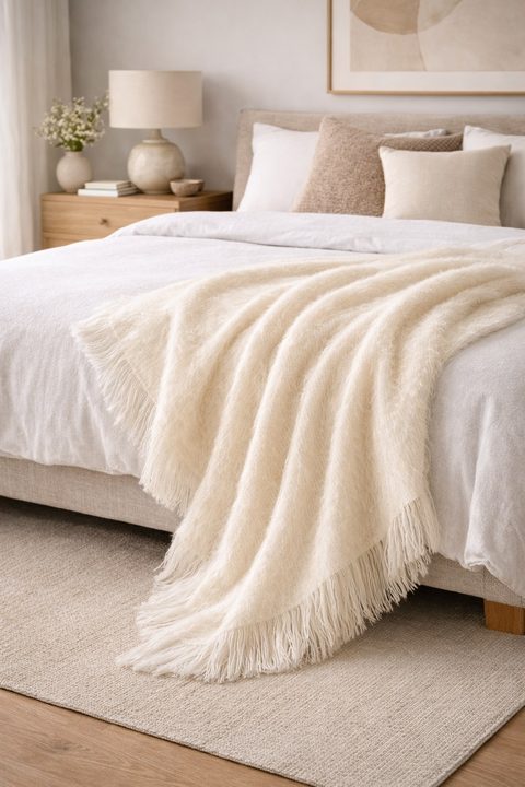 Couverture mohair